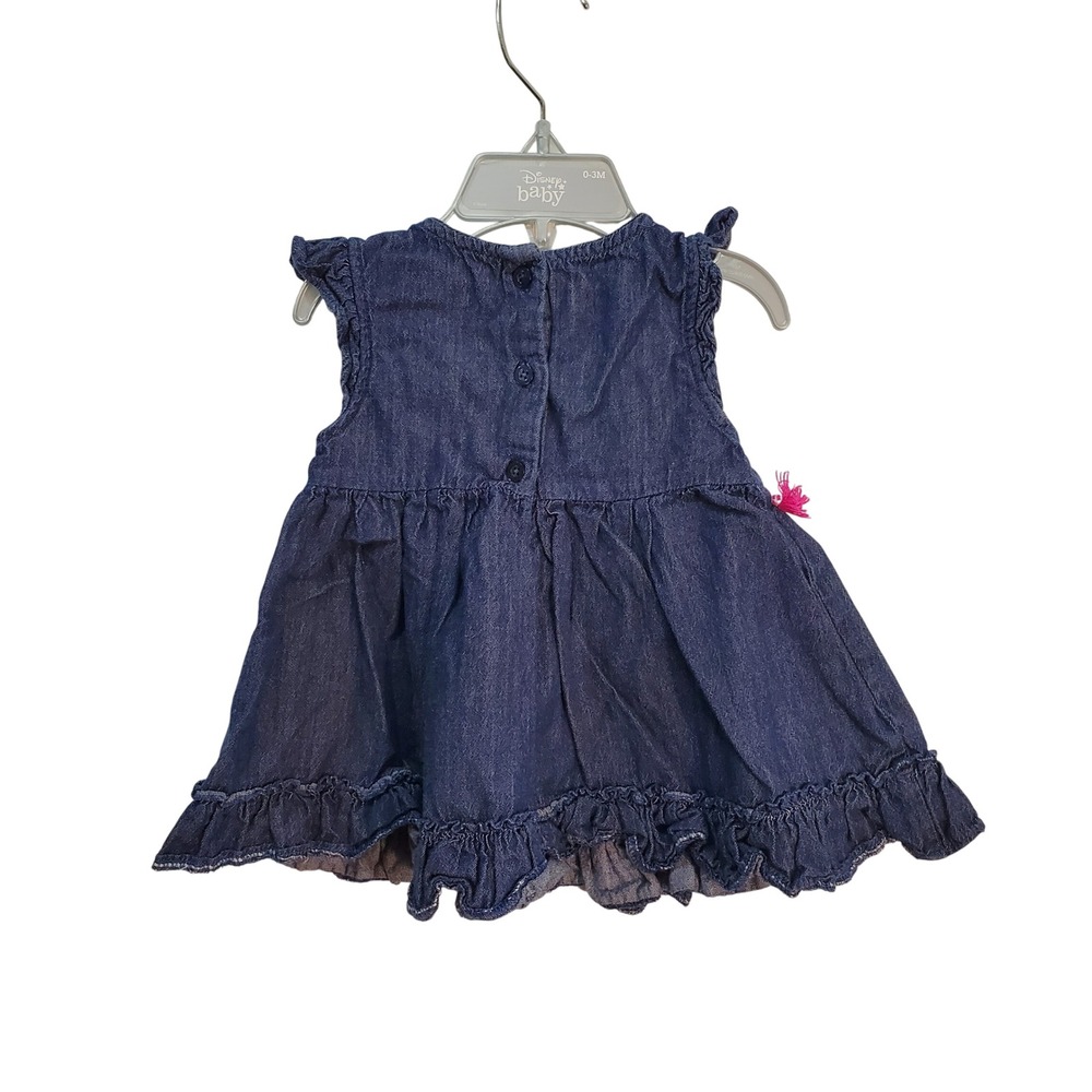 Kids Headquarters Denim Babydoll Colorful Tassels Ruffle Sleeves‎ Top Size 24M - Picture 3 of 6